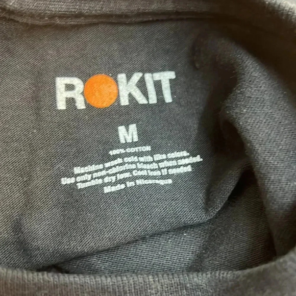 Rokit Long Tee Black Medium - Picture 9 of 10